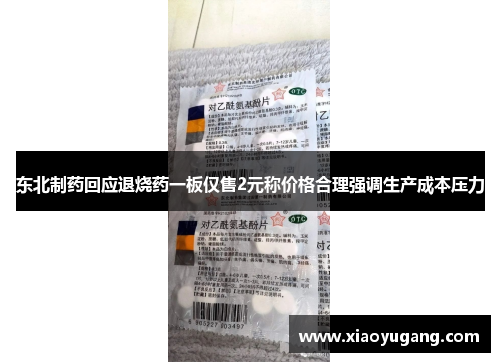 东北制药回应退烧药一板仅售2元称价格合理强调生产成本压力